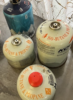 Karakol - gas available to buy: 230 and 450 gr