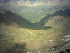 Keldike valley from Ala-Kul pass